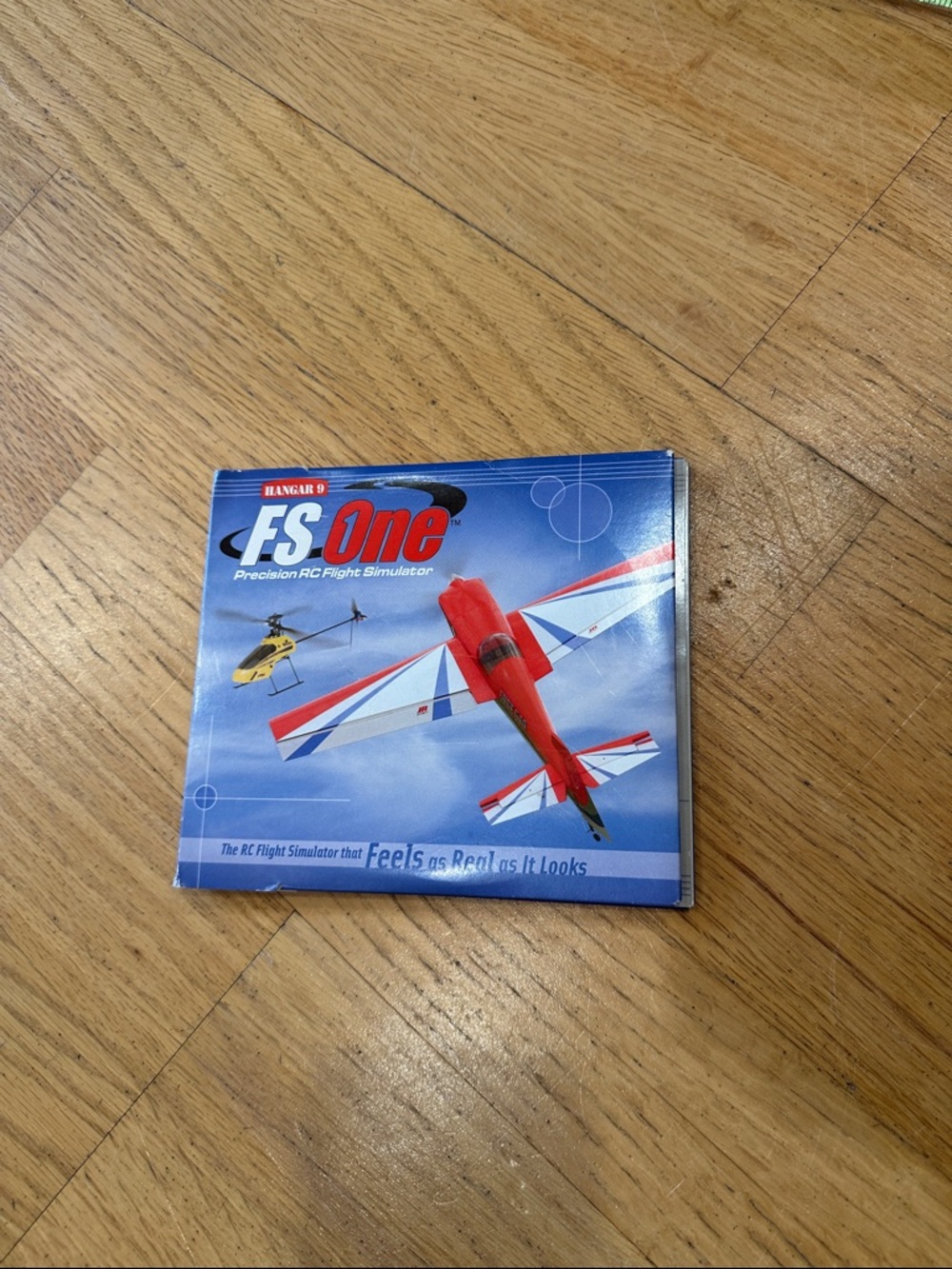adidas Red & Blue RC Airplane Toy Box Art